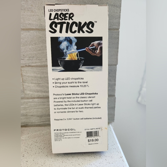 NWT LED Chopstick Lazersticks! - Picture 3 of 4